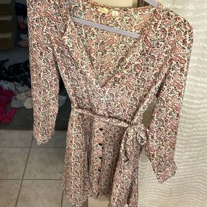 Paisley patterned dress
